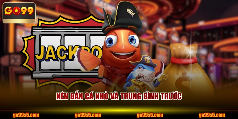 Nên bắn cá nhỏ và trung bình trước